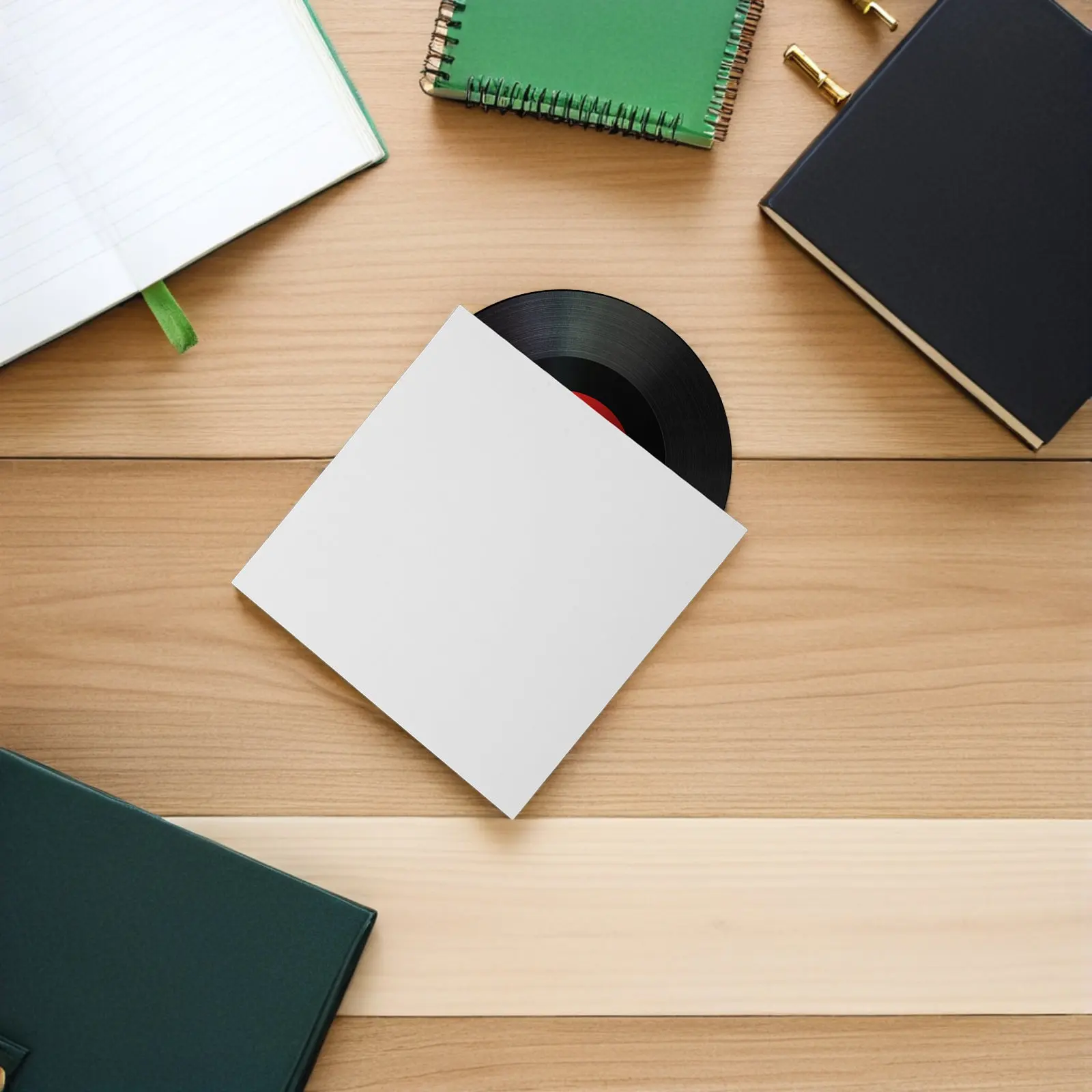 10Pcs Vinyl Record Sleeves 7.2inch Paper Protective Covers Anti-Static Stable Material Vinyl Record Storage Bags Album Sleeves