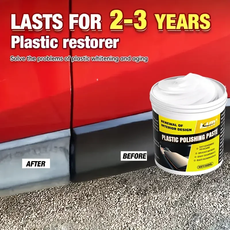 

Паста для ремонта пластика и резины — наноувеличенный черный ремонтный воск для колес, долговечный 2-3 года с непрерывным использованием, водонепроницаемый