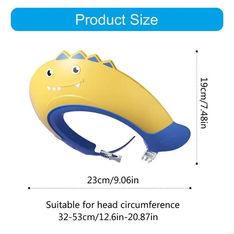 قبعات استحمام للأطفال، قبعة غسيل شعر قابلة للتعديل لحديثي الولادة، حماية الأذن للرضع، قبعة آمنة للأطفال، واقيات حمام للأطفال #6