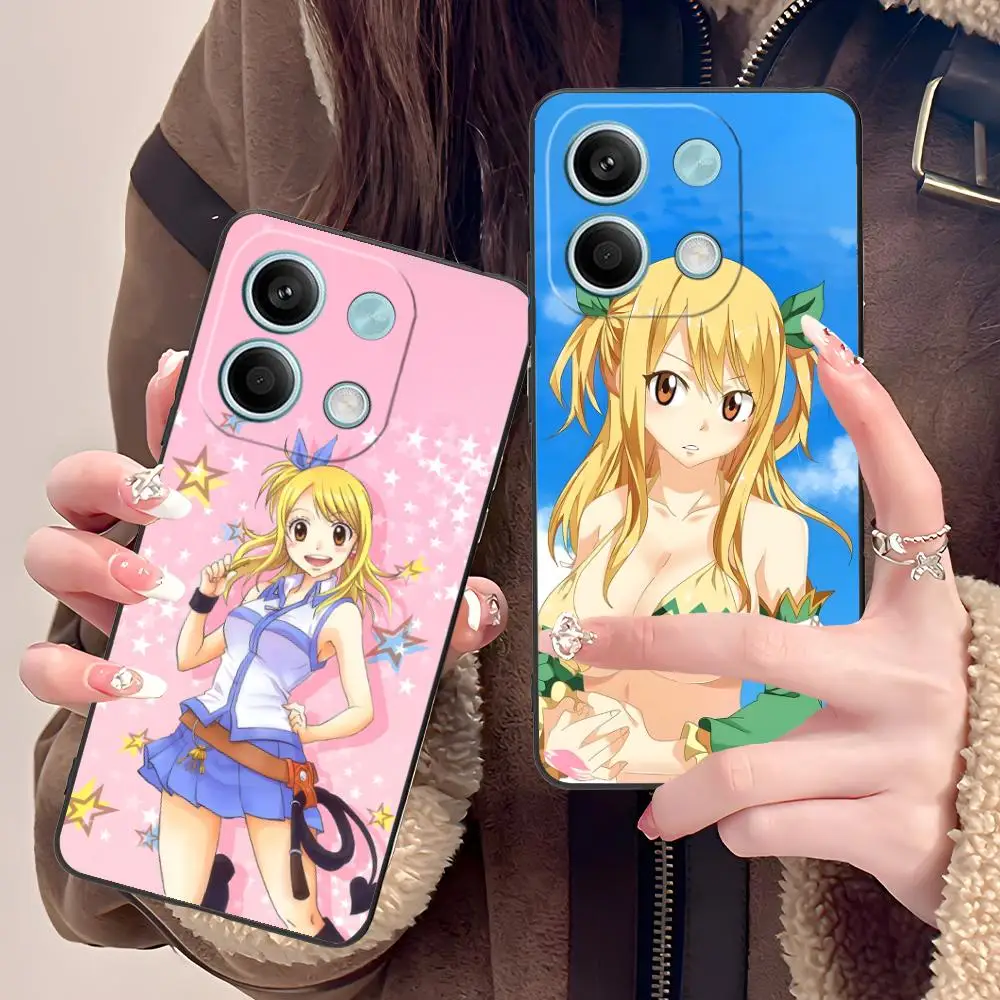 

Fairy Tail Lucy Mobile Phone Case for POCO F7 F6 F5 F4 F3 F2 Pro GT C75 C71 C65 C61 C40 Pro Ultra Colorful Printing Cover Cover