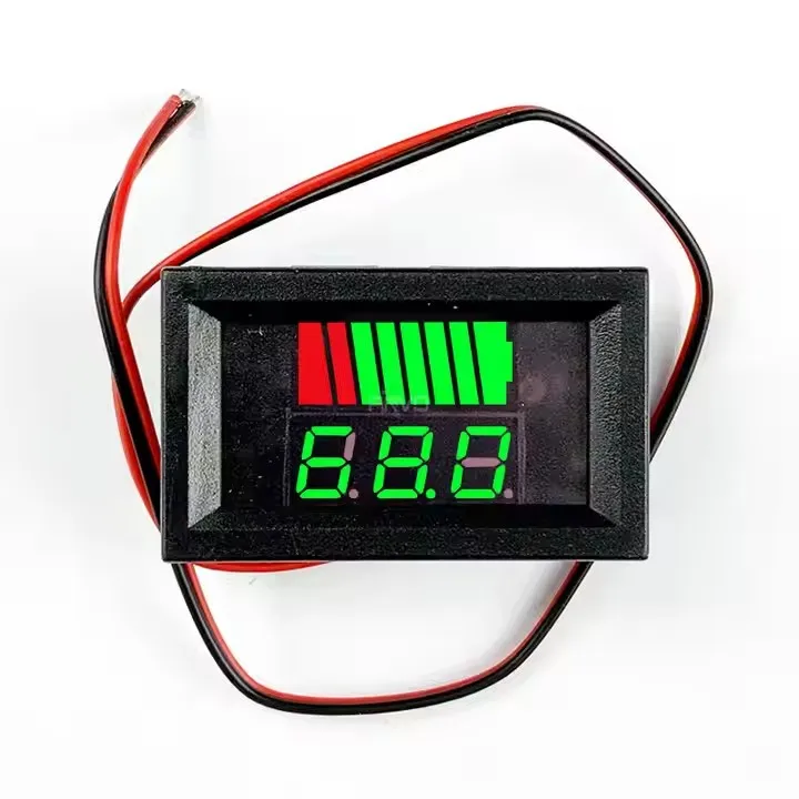 Car Battery Power Indicator 12V 36V 60V 72v Lithium Battery Capacity Meter 0.56 Light Emitting Diode Digital Voltmeter Tester