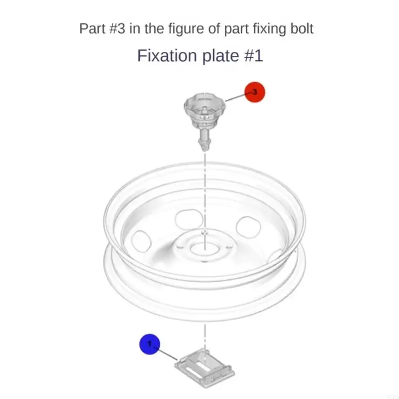 57BA SPALE WHEEL CORIROS การติดตั้งสลักเกลียวติดตั้งแผ่นยึดสลักเกลียว 7603R2 9816990180 สำหรับปี 2008 3008 307 301 4008