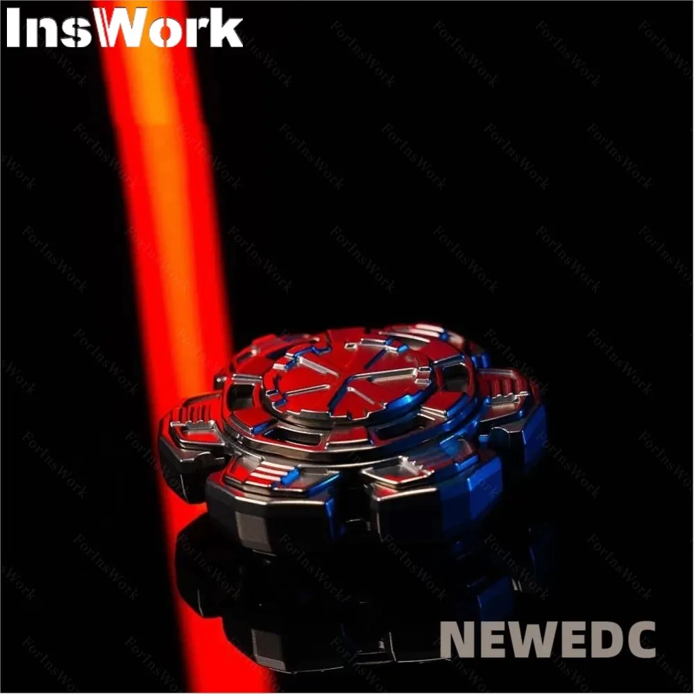 NEWEDC Detonation Open Armour Gyro Fingertip Gyro Metal Stress Relieving Toys