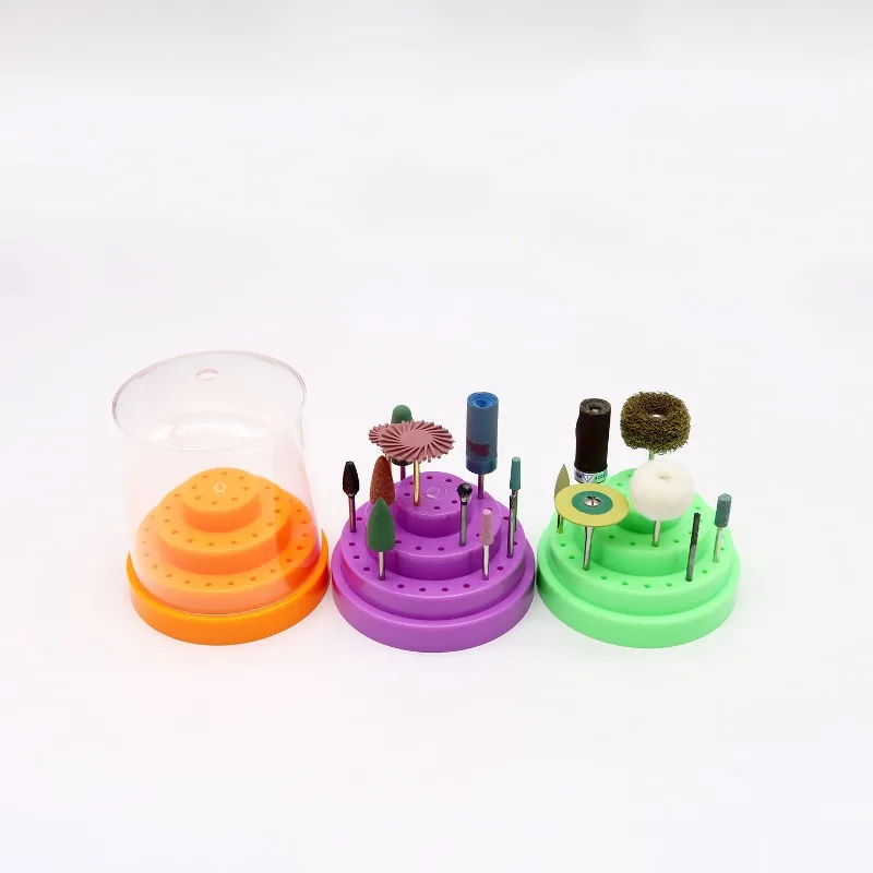 48/60 Hole Low-speed Needle Box Disinfection Box Needle Holder Circular Needle Boxs Root Canal File Placement Tool Storage Boxss