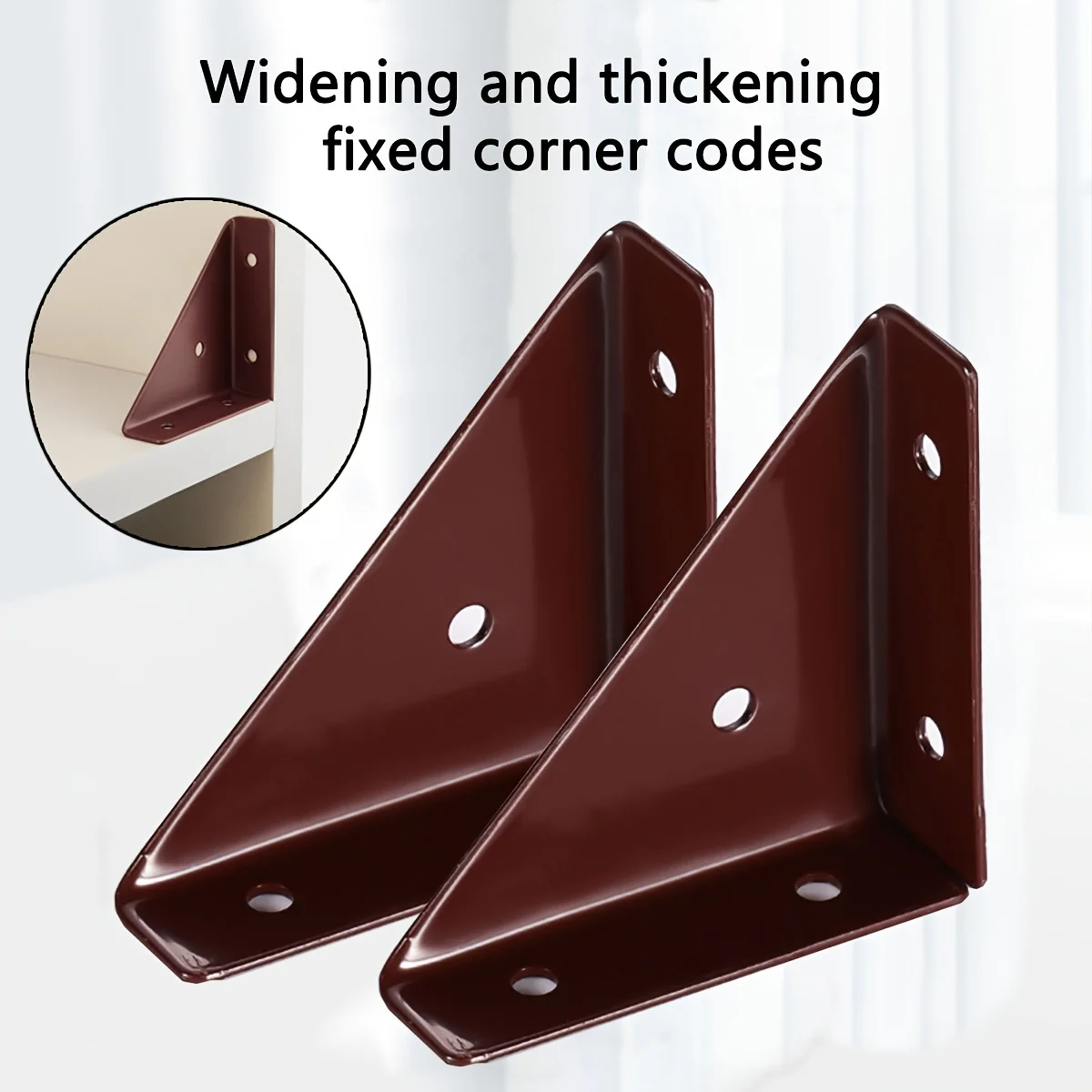 2pc 2,56x2,56 Zoll/65x65mm Eck halterung, Edelstahl halterungen für Regale, Metalle cken halterung, kleiner rechter Winkel b