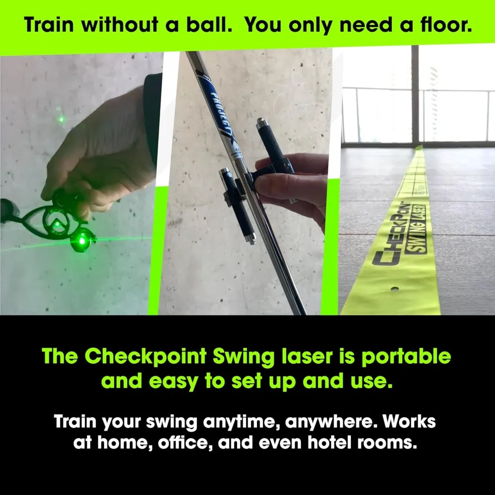 مدرب جولف سوينغ مع ليزر مزدوج لإصلاح الشريحة لتحسين مسار التأرجح لمدربي التأرجح في الأماكن المغلقة والمفتوحة #6