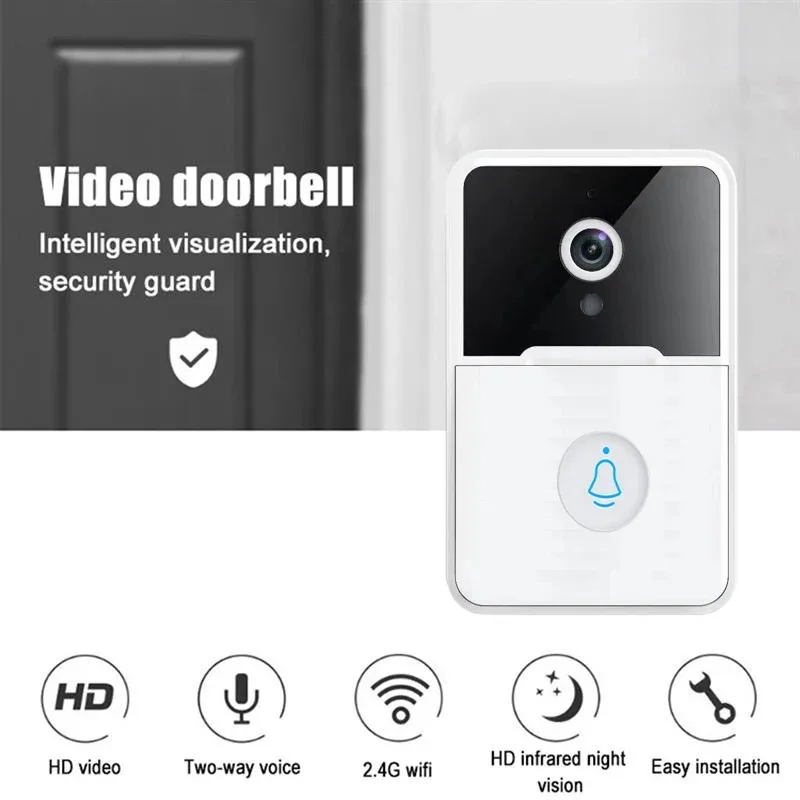 Nieuw Huis Welkom Deurbel Intelligente Draadloze Deurbel Waterdichte Afstandsbediening Eu Au Uk Us Plug Smart Doorbell Gong