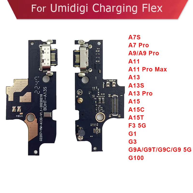 For Umidigi A7S A7 Pro A9 Pro A11 A11 Pro Max A13 A13S A13 Pro A15 F3 5G G1 G3 G9A G9T G9 5G G100 Charging Flex Board USB Dock