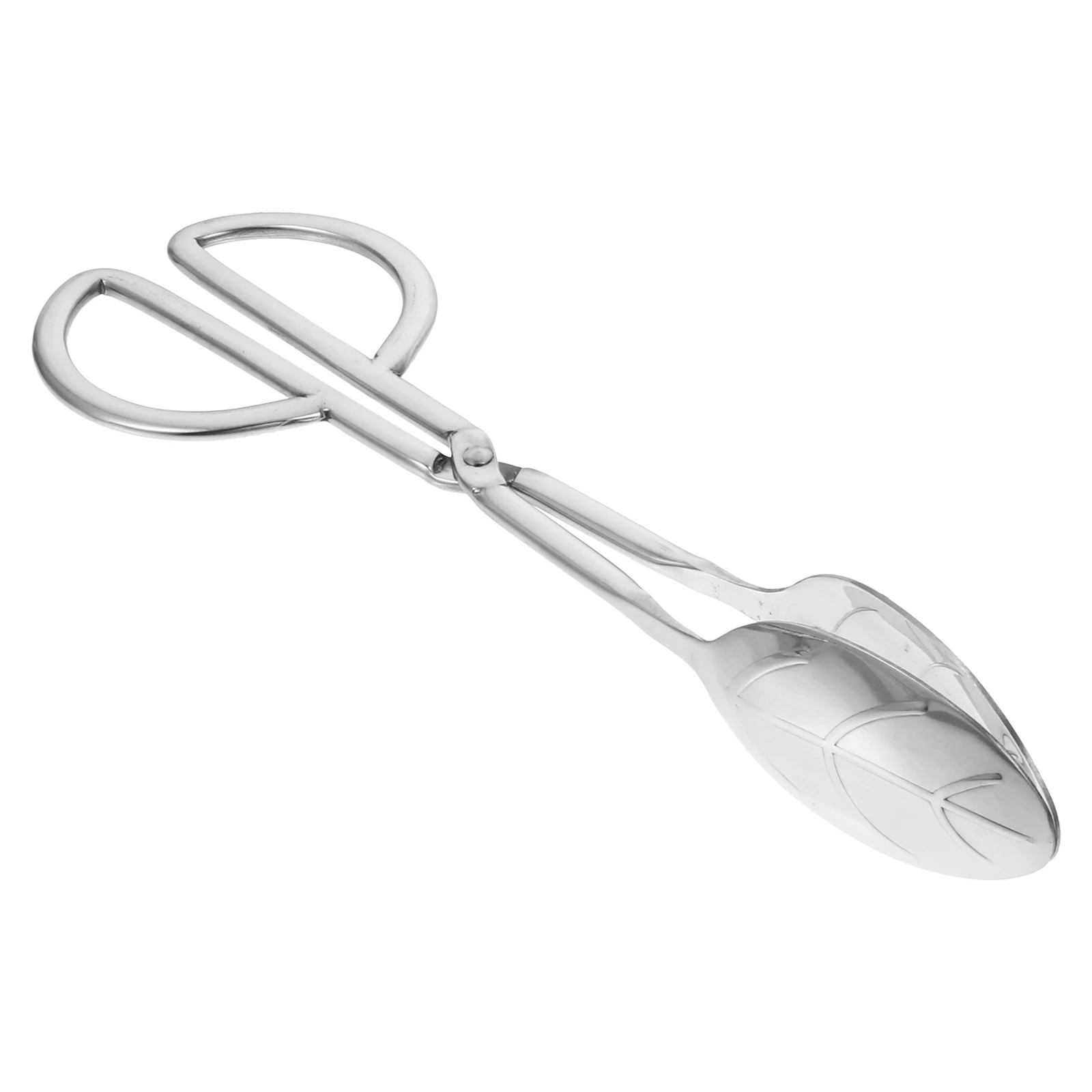 

Stainless Shape Food Tong Heat Resistant Waterproof Kitchen Tool for BBQ Party Picnic Household Use