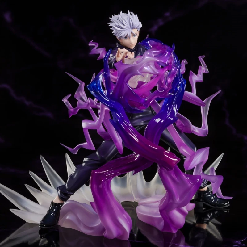 Bandai-figura de acción de Jujutsu Kaisen, figura Original de Gojo Satoru, adorno de escena de batalla de Manga, modelo de muñeca, juguete de colección, regalo