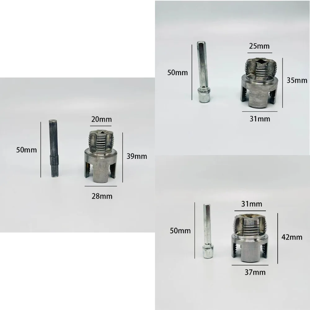 Pipe Thread Cutting Tool Integrated Internal & External Pipe Threading Tool Electric Drill Compatible PVC Pipe Threader Kit