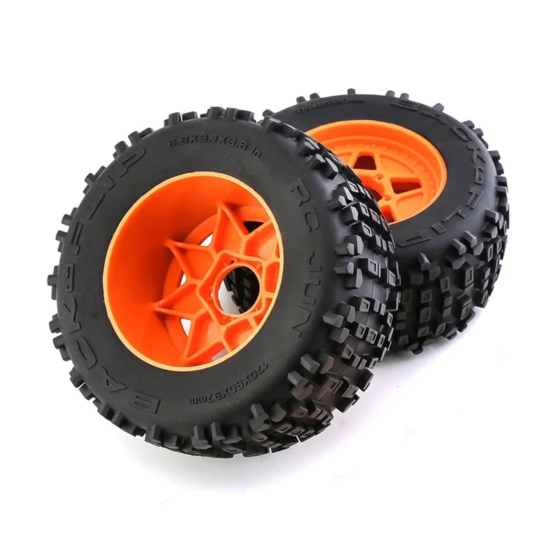

ABTI-4Pcs 170 мм 1/7 1/8 Monster Stunt Truck шина 12/14/17 мм колесо шестигранное для санки TRAXXAS ARRMA KRATON Outcast Tamiya HSP
