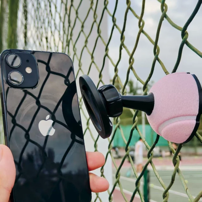 Adjustable Angle Hanging Net Bracket High Load Bearing Phone Holder Stable Durable Phone Holder Portable Sports Accessories