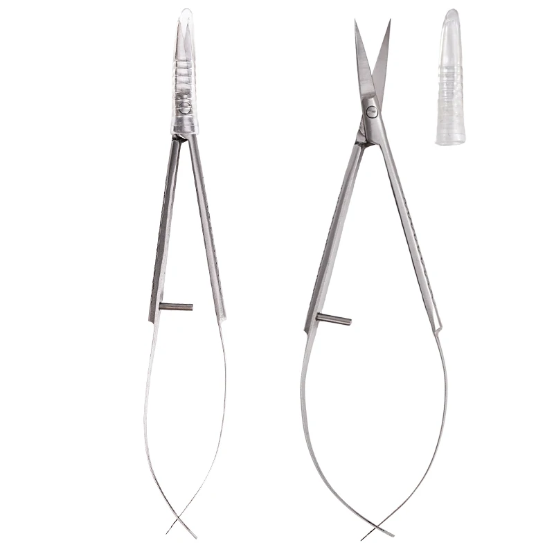 Fine Scissors Eye Conjunctiva Scissors Ultra-precision Etching Sheet PE Detail Operation Scissors