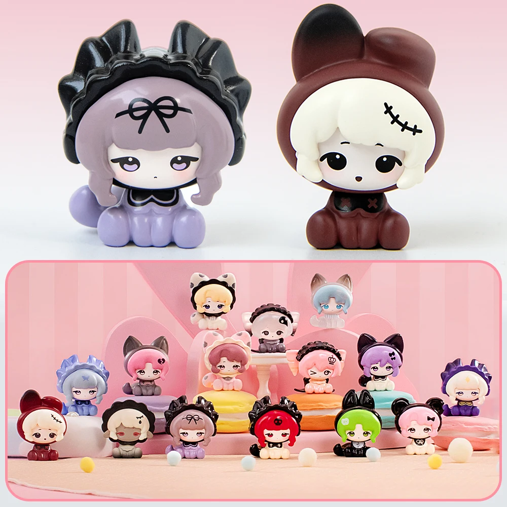 

Come4free Mini Minty Blind Bag Adventure Series Cute Mini Pvc Cute Grain Toy Desktop Ornament Collect Ornament Cartoon Girl Gift