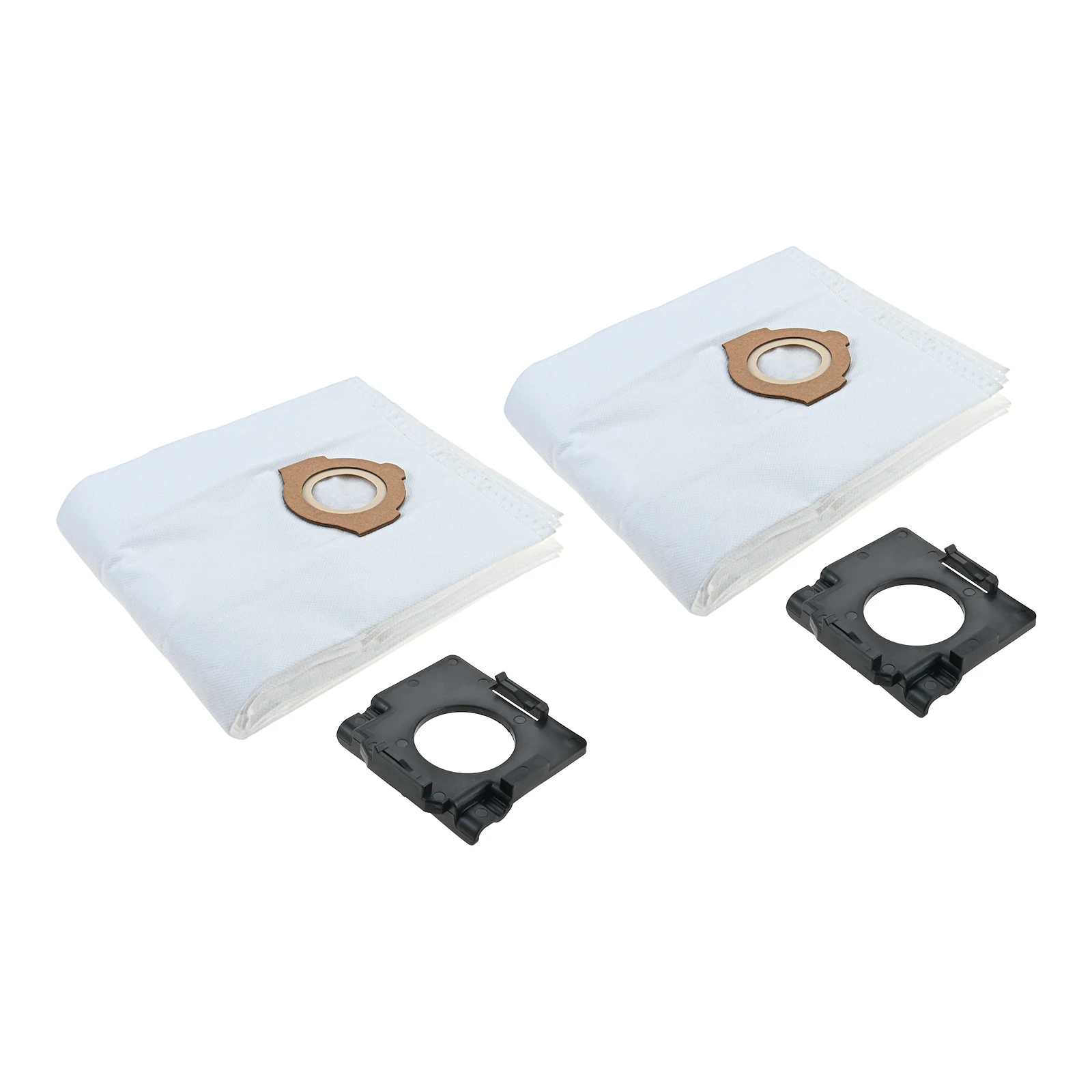 6 Pack 49-90-2016 Fleece Dust Bags for MWK Wet/Dry Vacuum 0960-20 M12 & 0970-20 M18 Cordless Vacuums with 2 Holder Reusable 600D