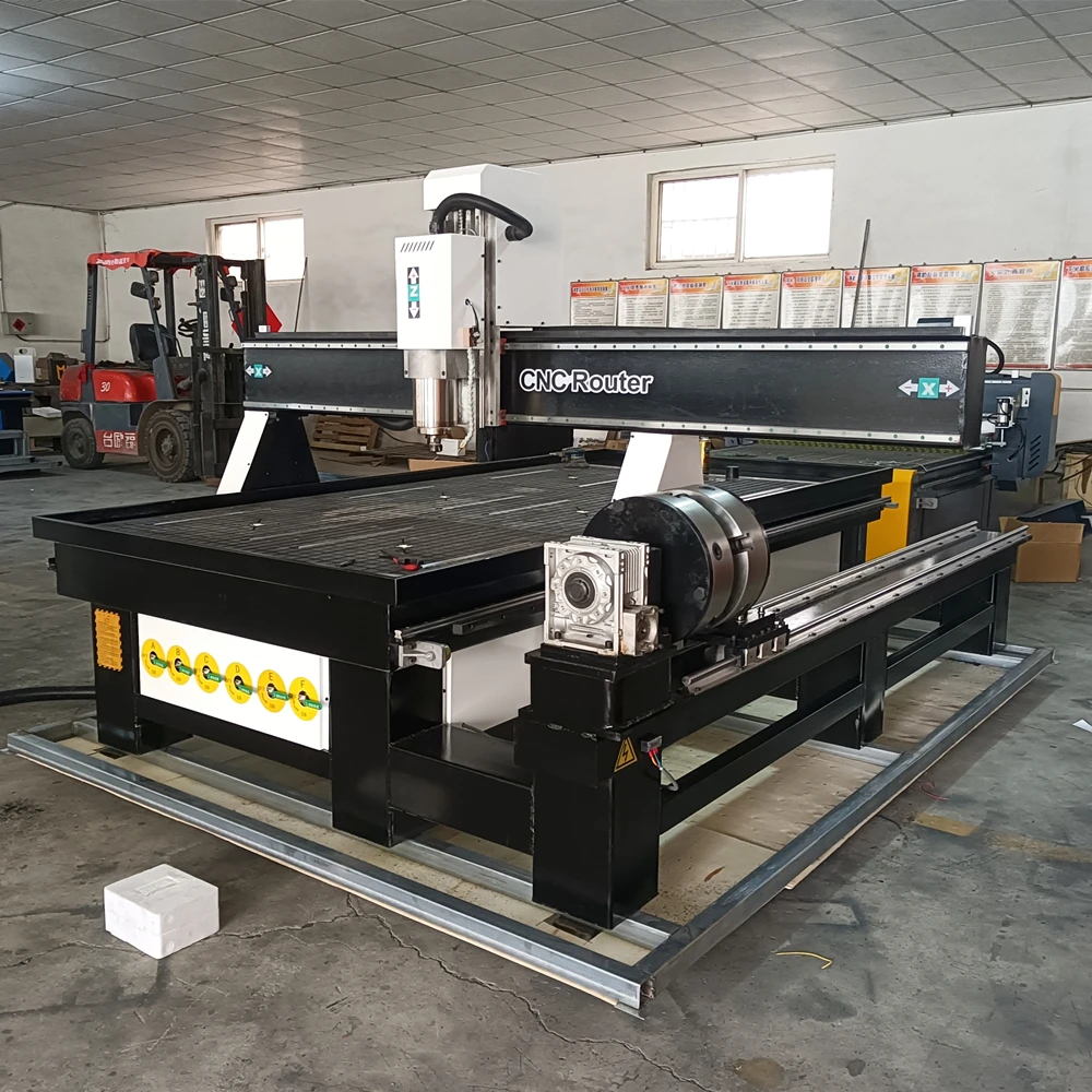 

2022 Most Advanced Table Engraver Wood Router 1300*2500mm CNC 4 Axis 1530 Carpinteria For Acrylic MDF