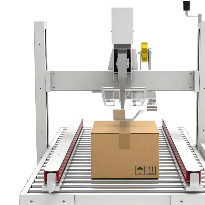 High-Speed Automatic Carton Unpacking & Bottom-Folding Sealing Machine for Food Beverage Paper Packaging with PLC Control