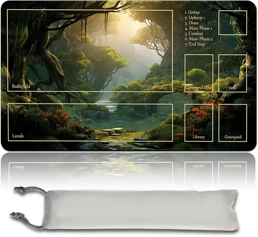 

MPLR BOARD GAME Jeu Premium 60x35cm TCG Compatible avec OCG CCG RPG MTG Tapis De Jeu, Tapis De Souris Tapis De Table (T