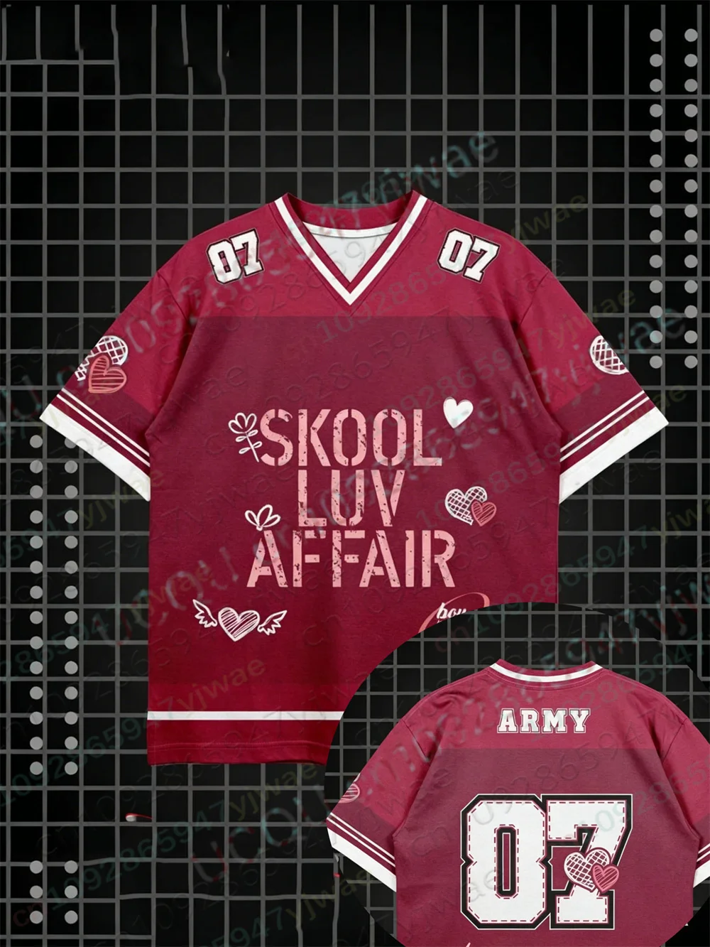 2026 World Tour Mesh Commemoration Jersey SWIM Song V-neck Look Fashion Streetwear Fans Gift Summer Men's Women's T-shirts