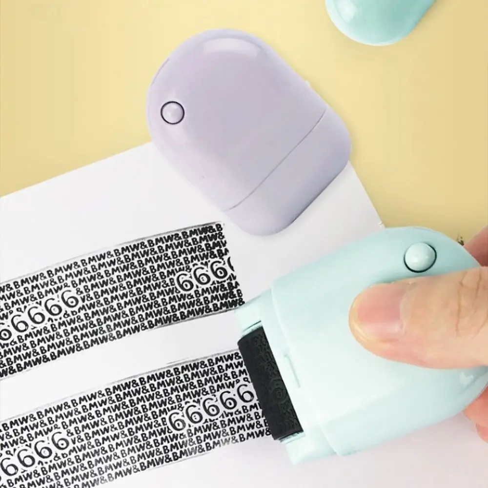 Express Bill Applicator Security Stamp Roller Express Unpacking Privacy Applicator Rolling Privacy Seal Roller Cutter