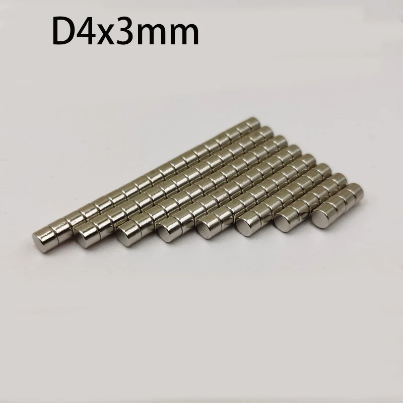 50 Stück 4 x 3 mm kleine Magnete – starke runde Scheibe für Whiteboards, Bilder und Magnettafeln – Detail 5
