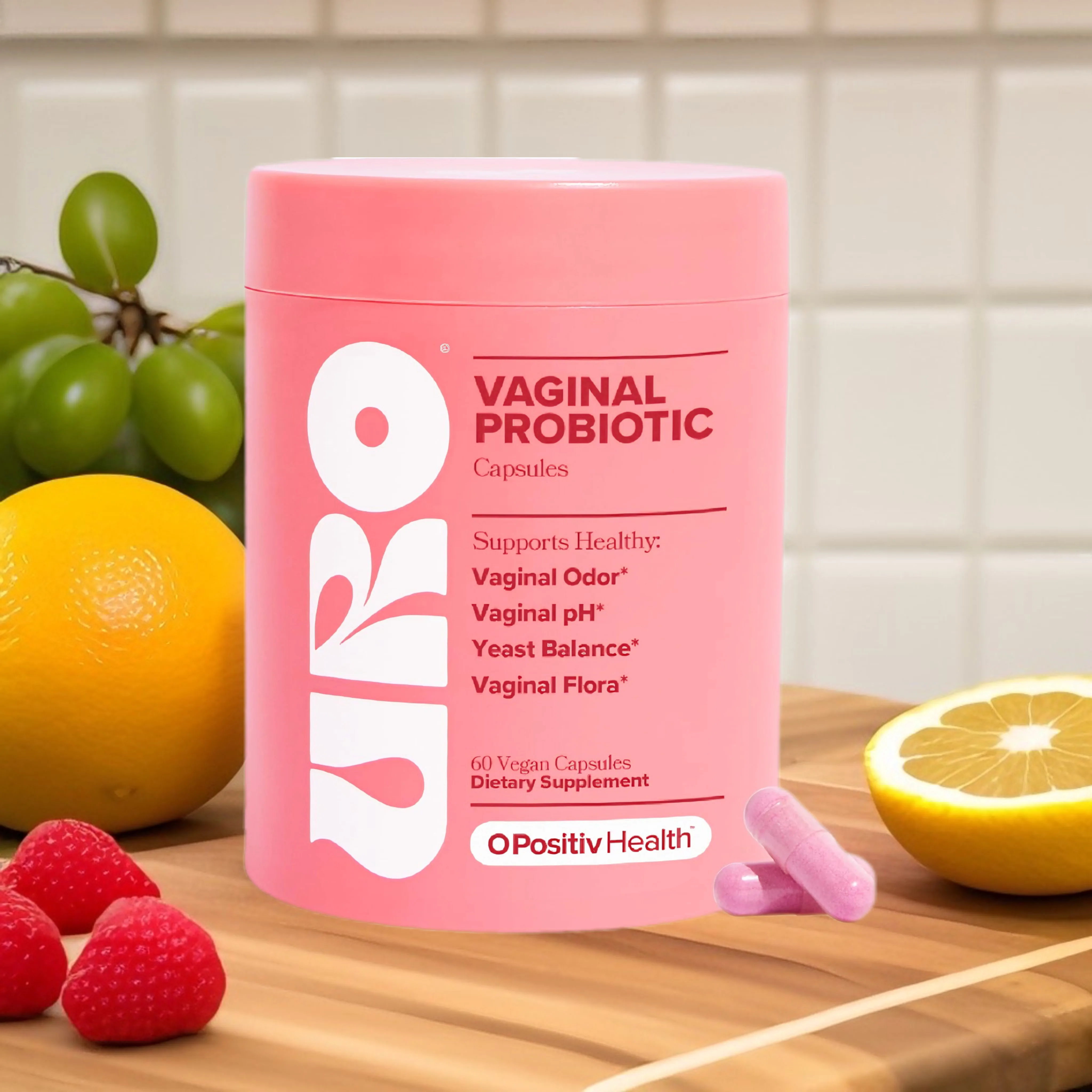 URO Women\'s Vaginal Prebiotic JP Naure and Lactobacillus Probiotic Blend to Promote Vaginal Odor and Healthy Vaginal Flora