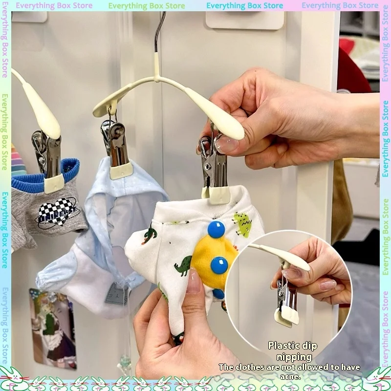 

Cotton Doll Clothes Hanger Doll Clothes Hanger Storage Doll Clothes Hanger 15-20cm Baby Clothes Special Clothes Hanger
