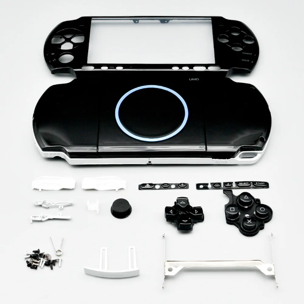 Verde para o psp 3000 peças de reparo substituição habitação