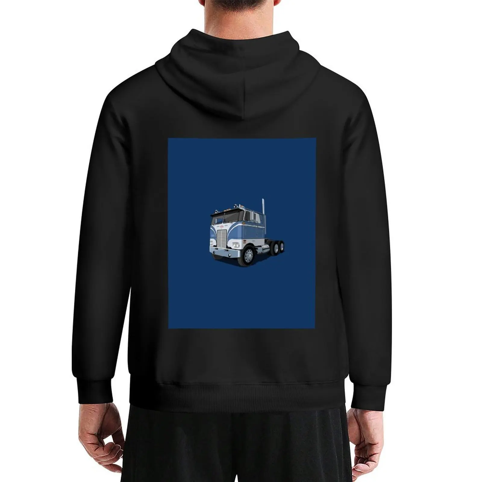 

Peterbilt 352 Cabover Truck Hoodie men's sweat-shirt set korean autumn clothes fashion men men clothing tracksuit