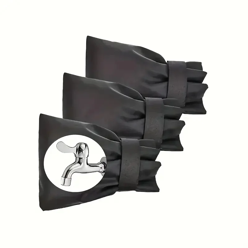 

1 шт. зимний уличный чехол для крана, водонепроницаемые защитные носки для садового крана с защитой от замерзания, многоразовый защитный чехол для крана