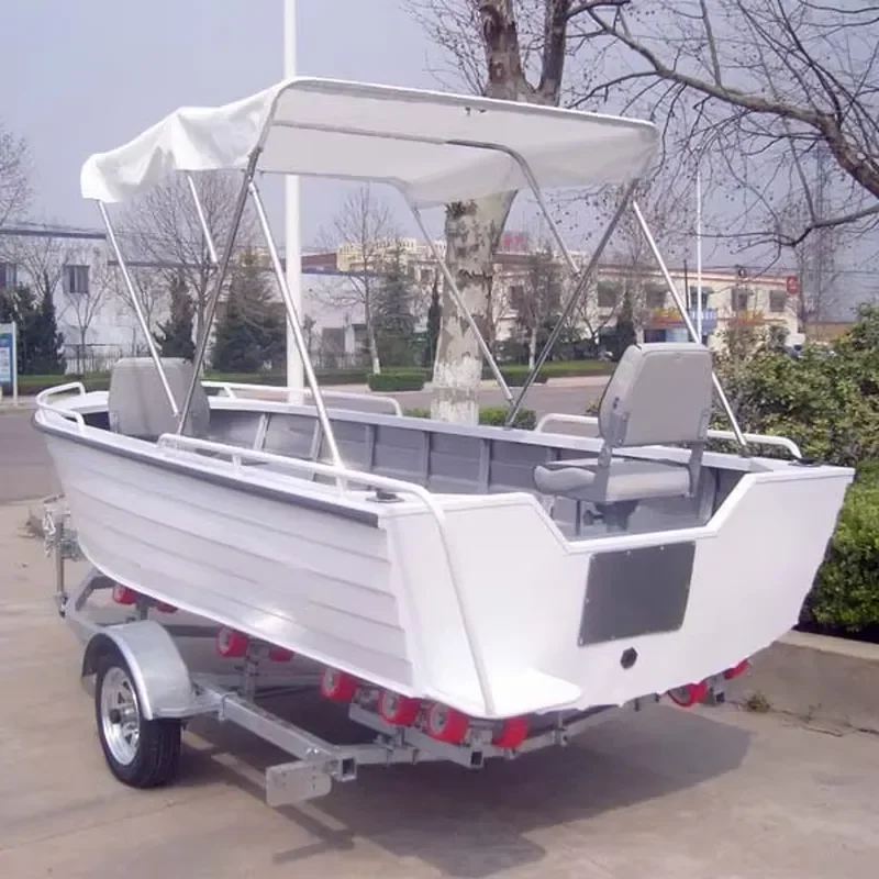 New 15-foot aluminum perch boat certified by Ce