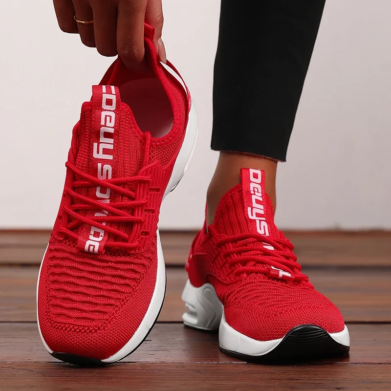 2026 Neue Herren Blaue Dämpfungs-Sportschuhe Atmungsaktive Mesh-Laufschuhe Leichte Rutschfeste Sport-Walkingschuhe – Detail 11