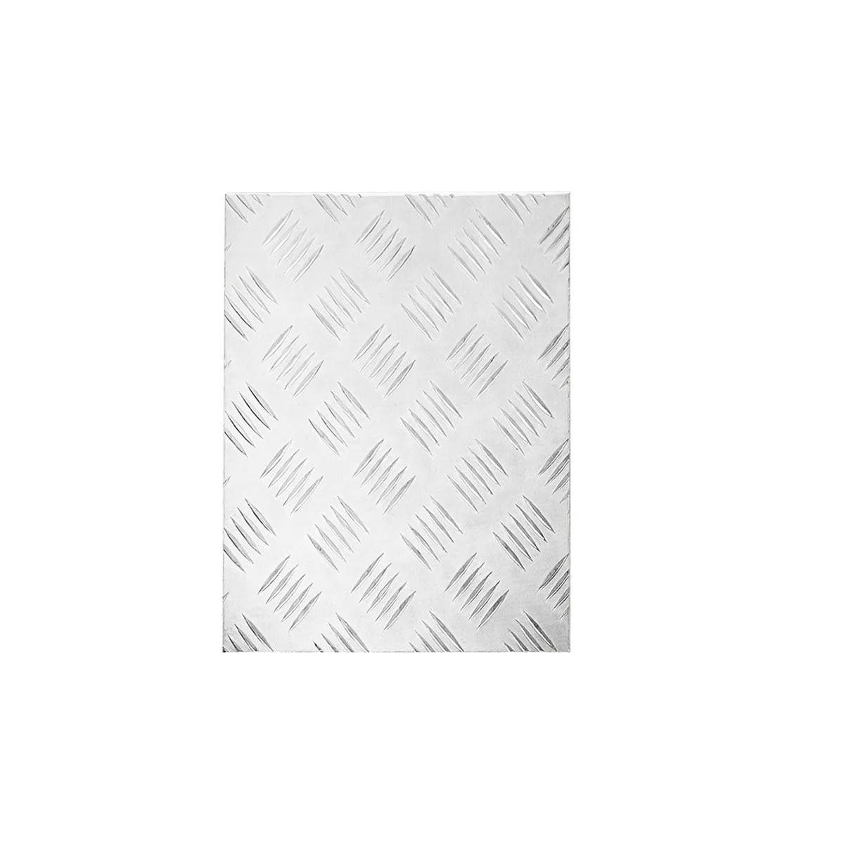 Aluminum Five Bar Tread Plate, Anti-Slip Embossed Checkered Aluminum Sheet, Thickness 1.5/2/2.5/3/4/5/6mm Custom Cut To Size