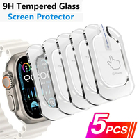 Tempered Glass for Apple Watch Ultra 2 49mm Anti-Scratch Screen Protector for IWatch Ultra Seconds Installation Protective Film