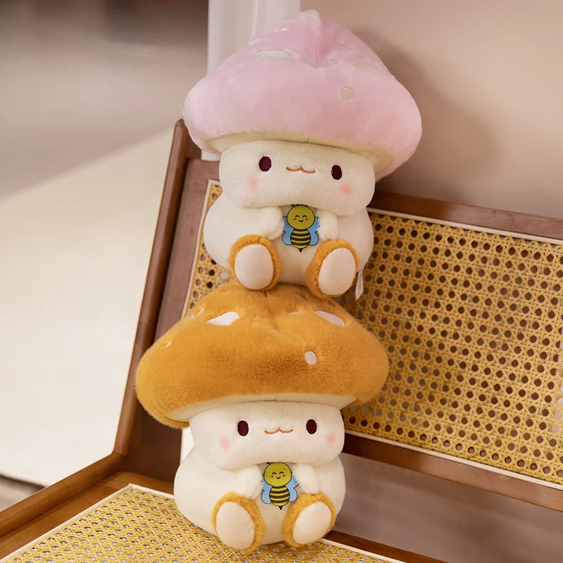 Muñeco de seta de dibujos animados de 30CM, planta de peluche bonita, juguetes de peluche, regalo creativo para decoración de habitación, almohada para sofá y coche, 1 ud.