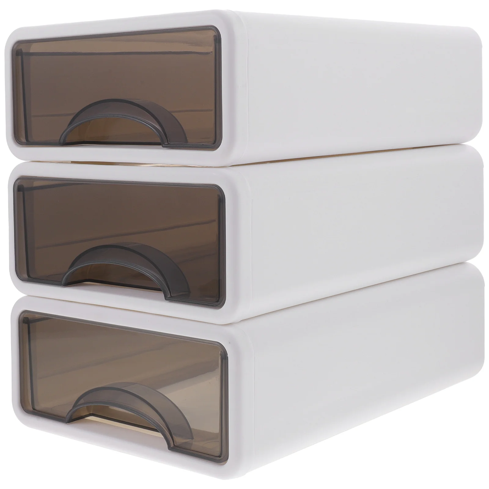 3 Pcs Stationery Drawer Storage Box Dresser Drawers Unit Desktop Office Multifunctional