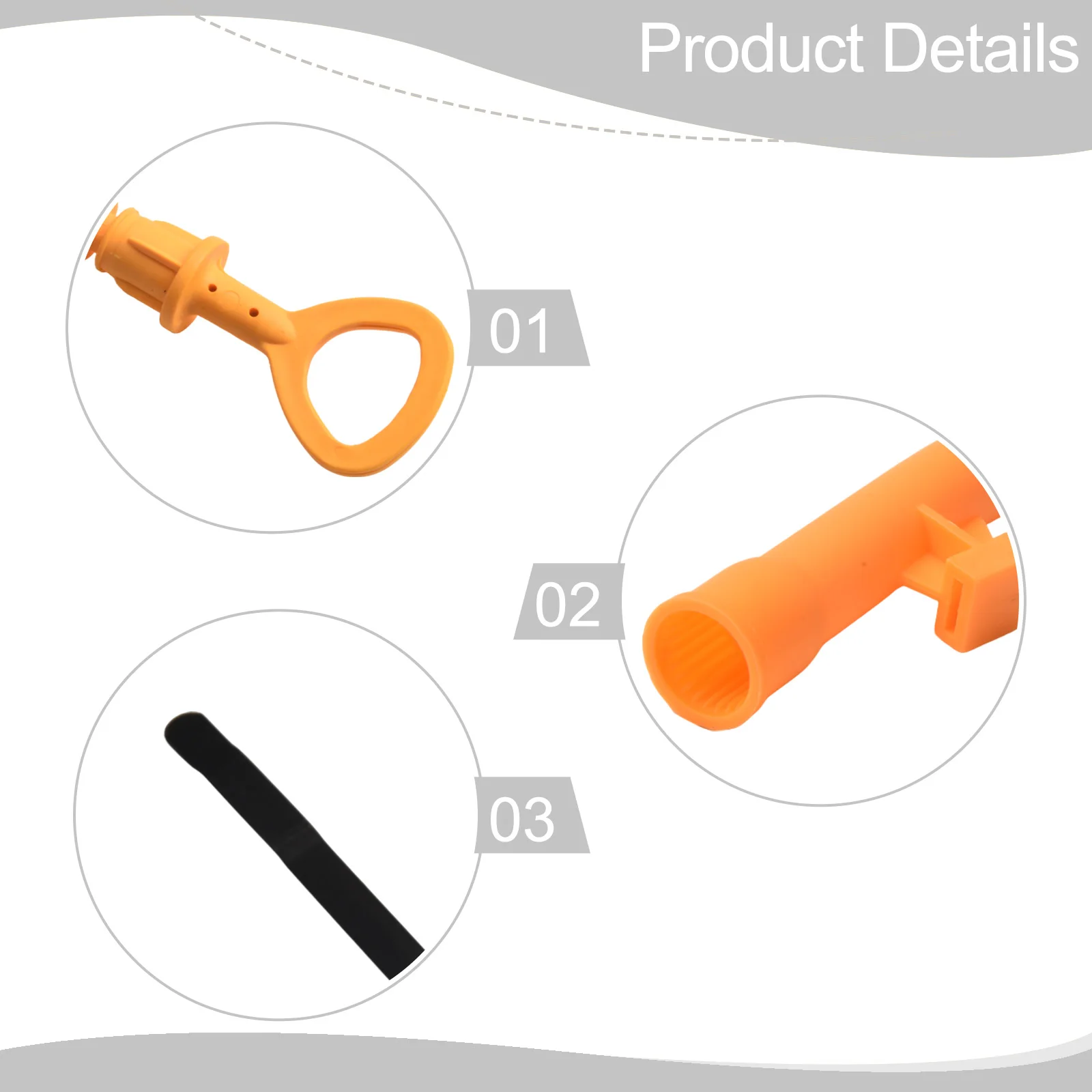 Oil Dipstick Assembly with Funnel Tube for A3 Hatchback for sportback Convertible and For Golf MK4 Variant for mkv