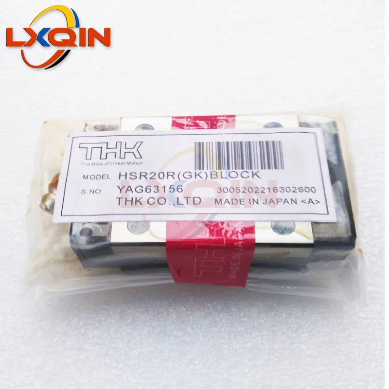 

LXQIN 1pcs new original THK linear guide slider block HSR20R GK block for large format printer