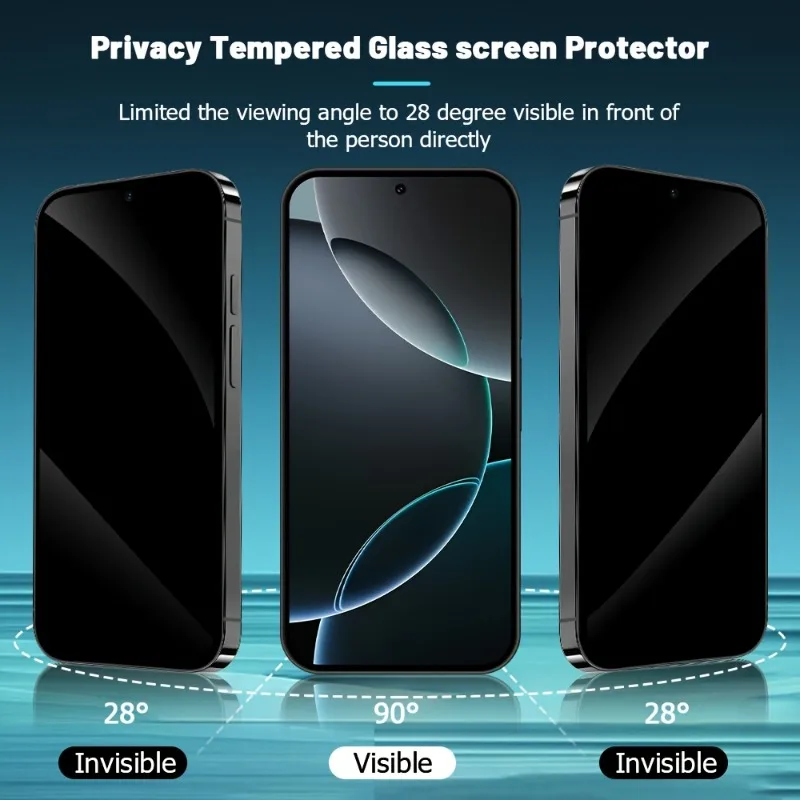 2Pcs Privacy Tempered Screen Protector + 2Pcs Camera Lens Protector For Google 9 Pro XL 8a 7a 6a Pro 5a 4a XL Glass Film