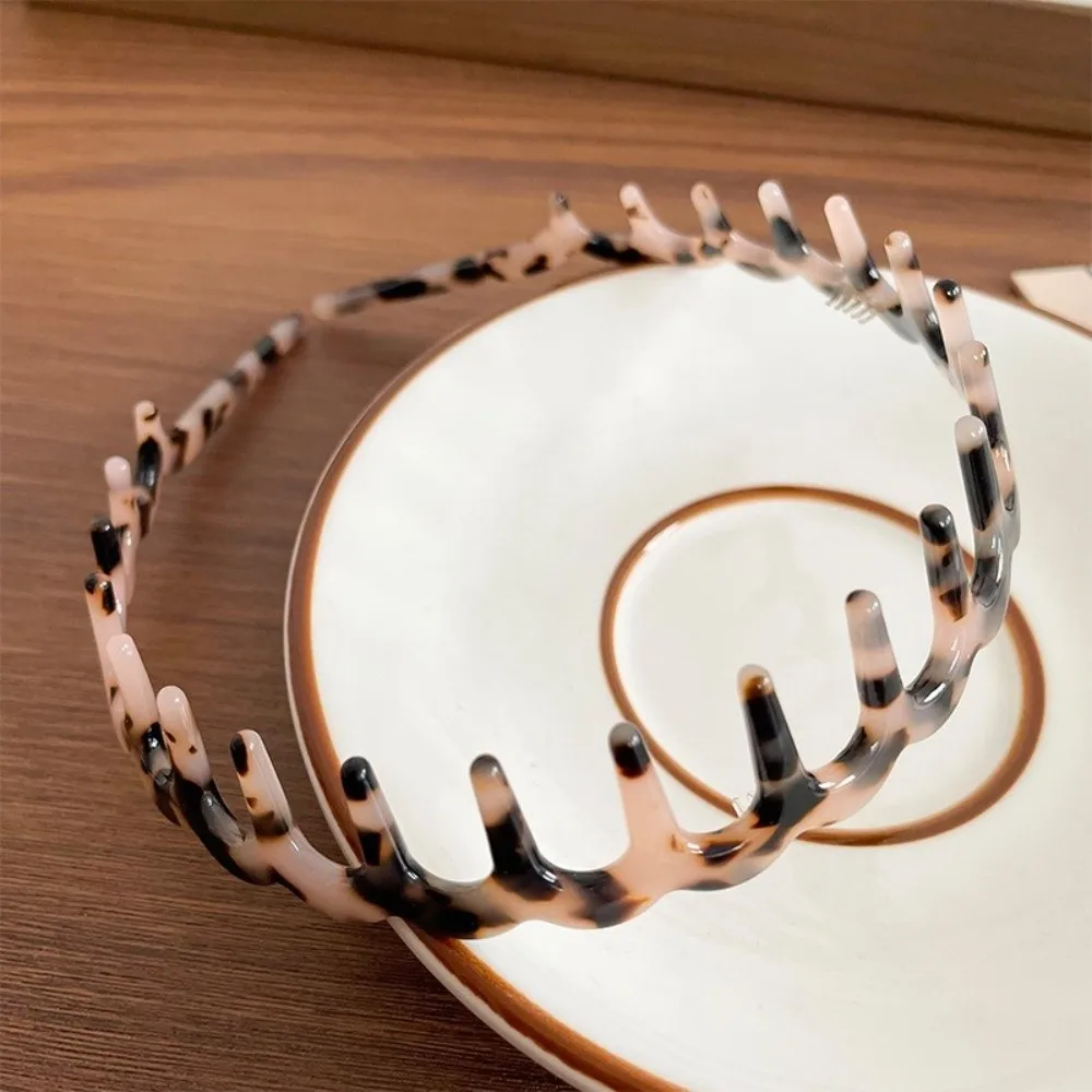 New Plastic U Shape Hair Hoops Wave Shape U Shape Toothed Hair Combs Non Slip Hair Clasp Women