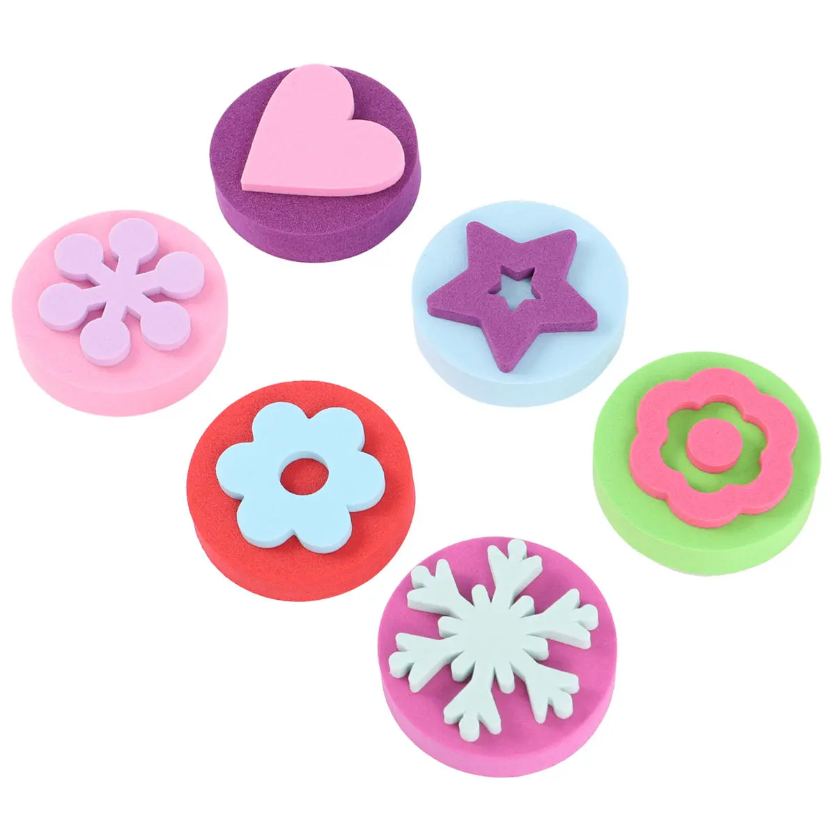 

Набор из 12 штампов для рисования с реалистичными узорами, развивающие пособия для раннего обучения, школьные художественные штампы для детей, развивающие товары для творчества