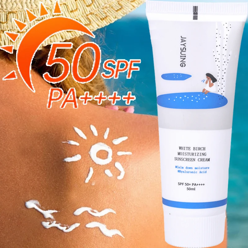 Crema protectora Solar duradera SPF50 + UV, bloqueador Solar antiquemaduras, Control de aceite, refrescante, bloqueador Solar corporal