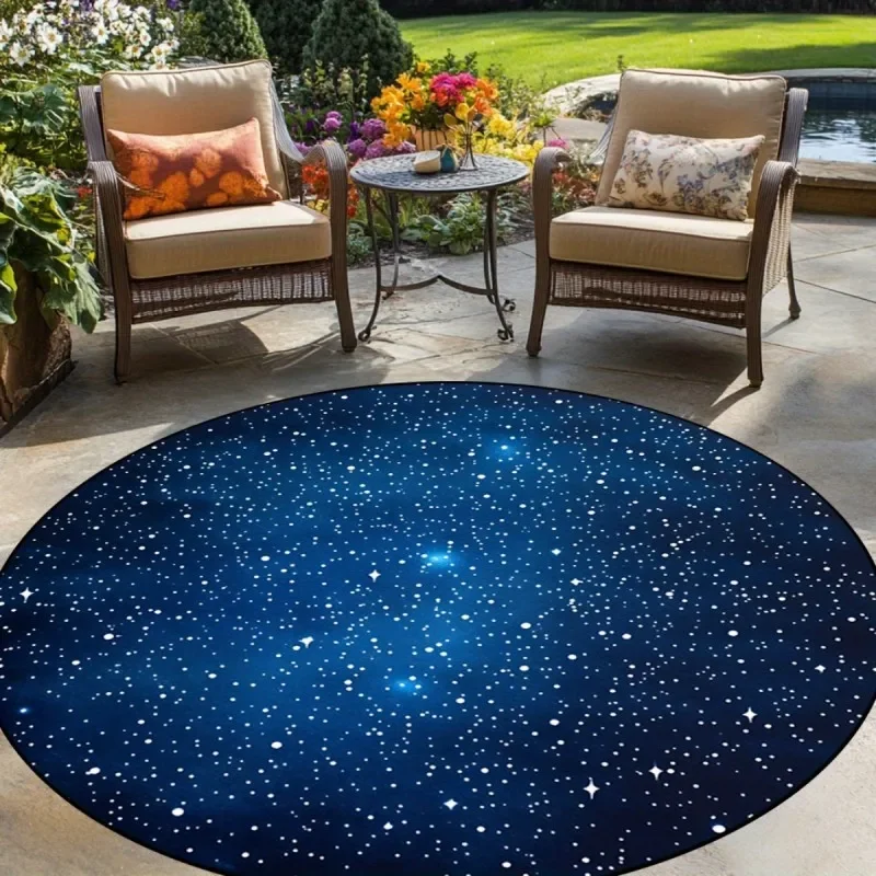 Round Gold Lotus Rug Luxury Yoga Meditation Area Carpet Non-Slip Bedroom Floor Mat Boho Decor 2026