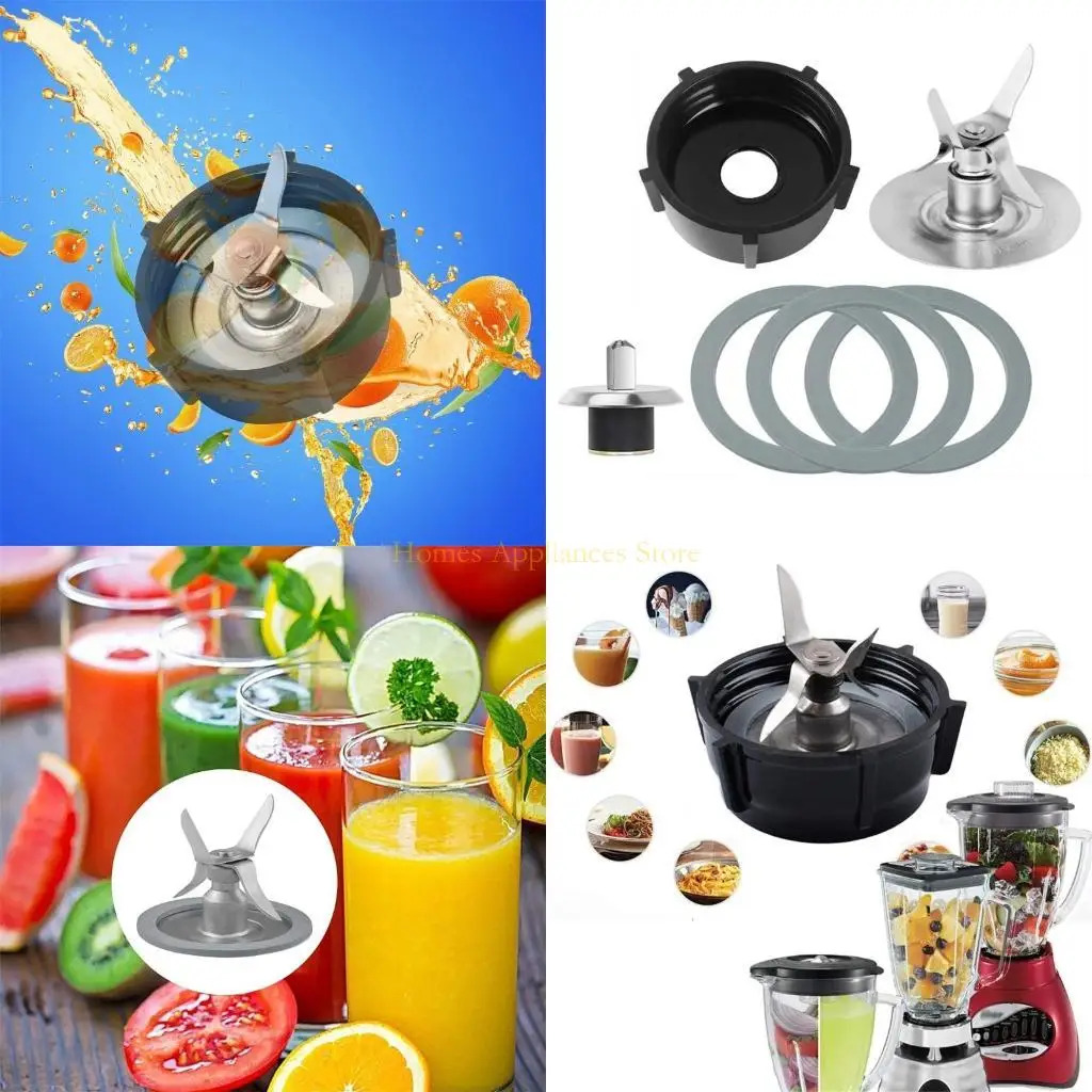 

D0AB 4-точечный нож для сварки с уплотнительным кольцом и основанием для чаши Аксессуары для блендера