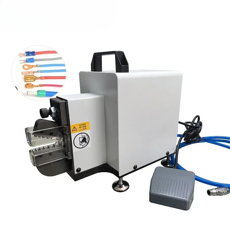 

FACTORY Automatic Portable Pneumatic Ring Terminal Lug Crimping Machine with Many Dies Changeable for 0.5-16mm2 Cable Wire