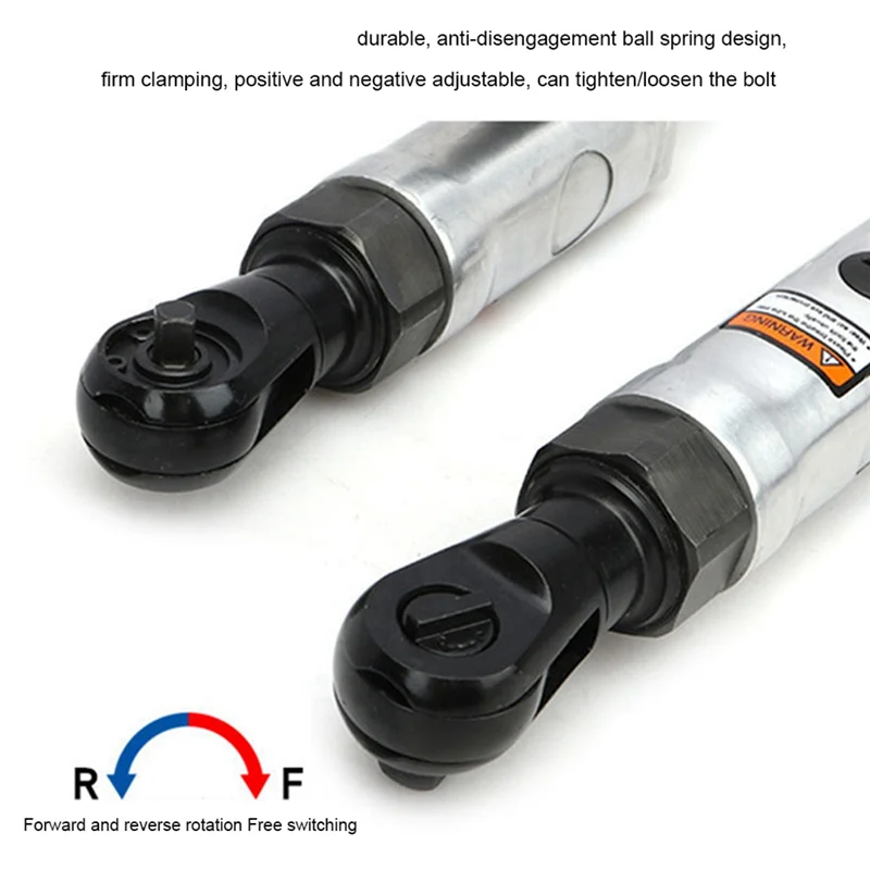 N37R_6N 3/8 Square Head Pneumatic Wrench Pneumatic Ratchet Wrench Repair Tool