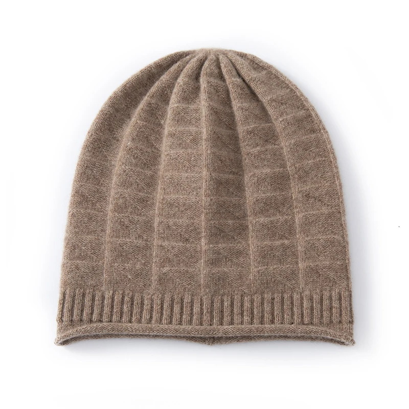 

Простая классическая шапка из чистой шерсти для женщин и мужчин, осенне-зимняя шапка с керлингом, мужская и женская вязаная шапка высокого качества из 100% шерсти, холодная шапка