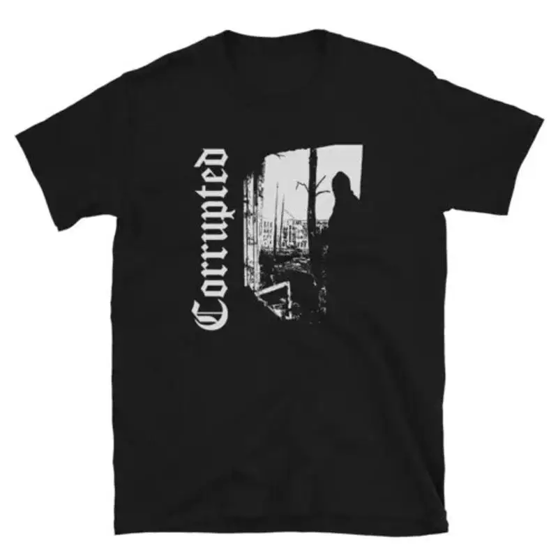 Rare Corrupted Band Cotton Black All Size Classic T Shirt Webp