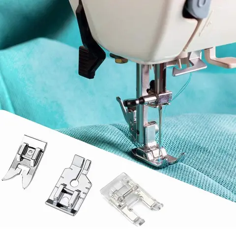 13 st/ask pressarfotssats rullfot invisi dragkedja fot för Brother Singer Janome hushållssymaskin tillbehör 6 best sales symaskinsdelar - №2